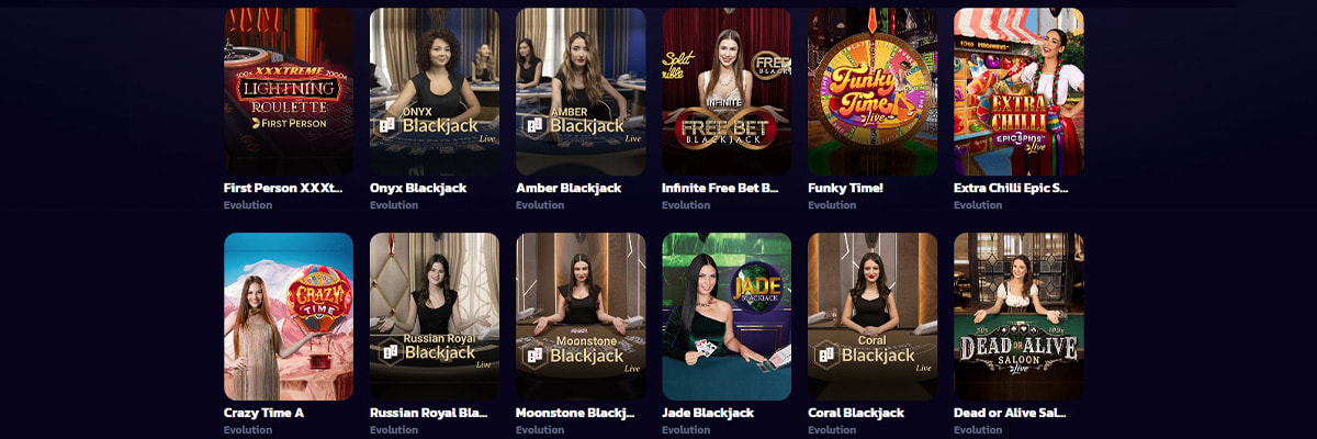 21Bit rulett, blackjack og andre bordspill