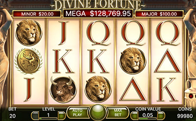Divine Fortune Spilleautomat Mobil