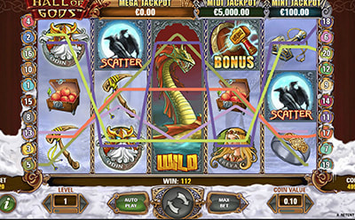 Hall of Gods Spilleautomat Gratisspinn