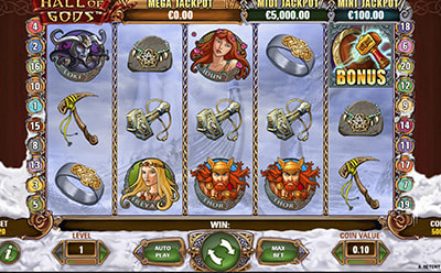 Hall of Gods Spilleatuomat Mobil