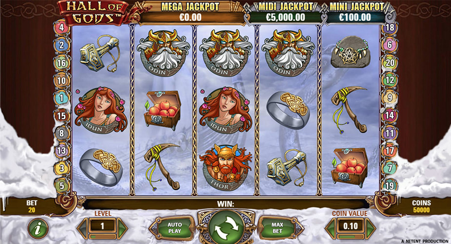Hall of Gods spill gratis online