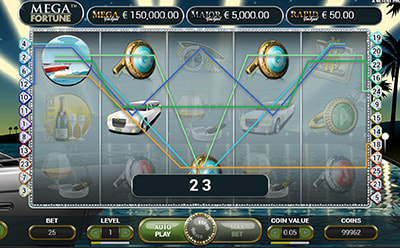 Mega Fortune Spilleautomat Bonusspill