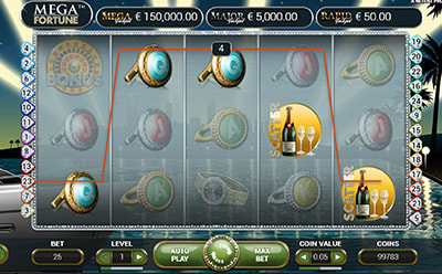 Mega Fortune Spilleautomat Gratisspinn
