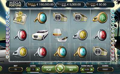 Mega Fortune Spilleautomat Mobil