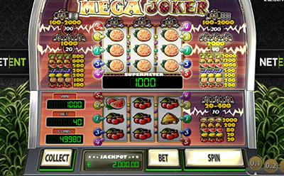 Mega Joker Spilleautomat Gratisspinn
