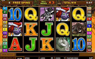 Mega Moolah Spilleautomat mobil