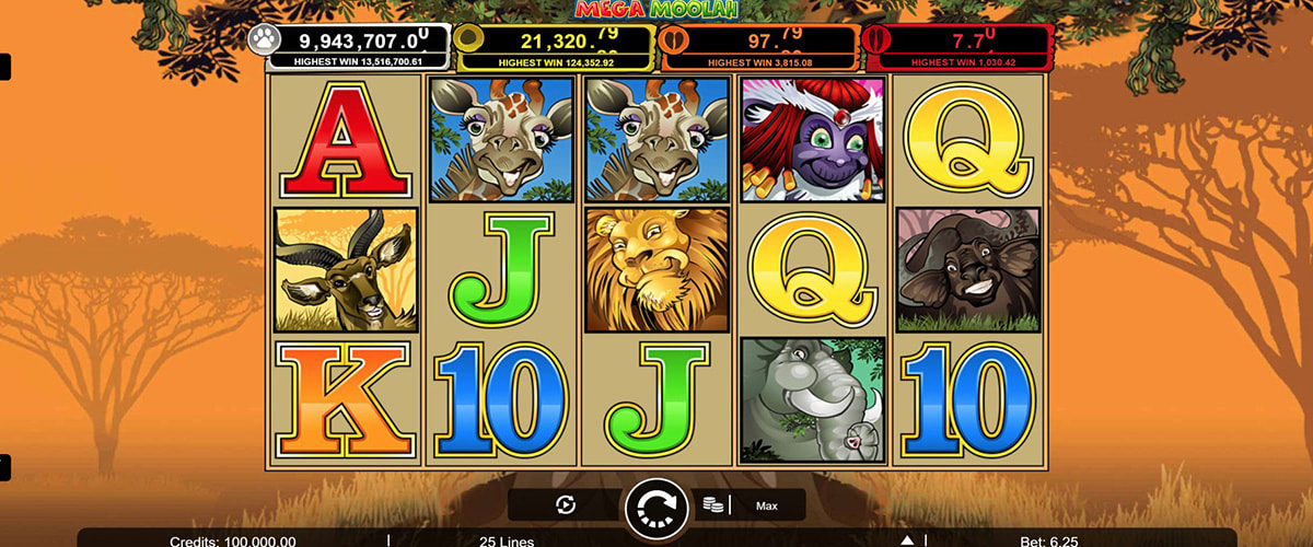 Mega Moolah spill online gratis